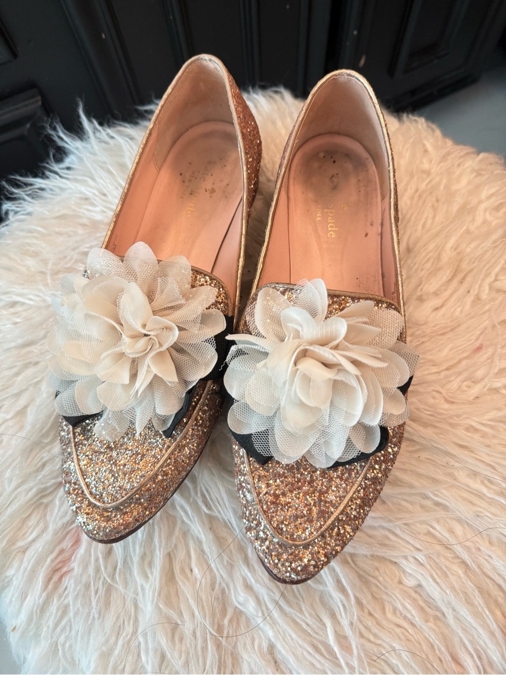 Kate Spade Glitter Cinda Flat